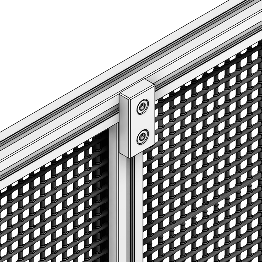 32-3060WS-3SS MODULAR SOLUTIONS MOUNTING PLATE 30MM X 60MM NO CENTER HOLE